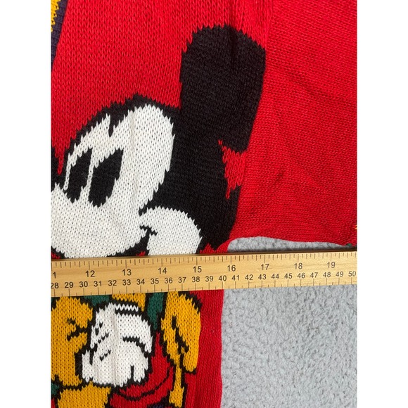 Vintage Mickey & Co Youth Cardigan Front Button Knit Sweater Mickey And Minnie - Picture 4 of 13